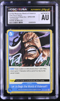 David Sobolov Signed 2023 One Piece Card Game Awakening of the New Era #OP05059 Let Us Begin The World Of Violence!!! (CGC) at PristineAuction.com