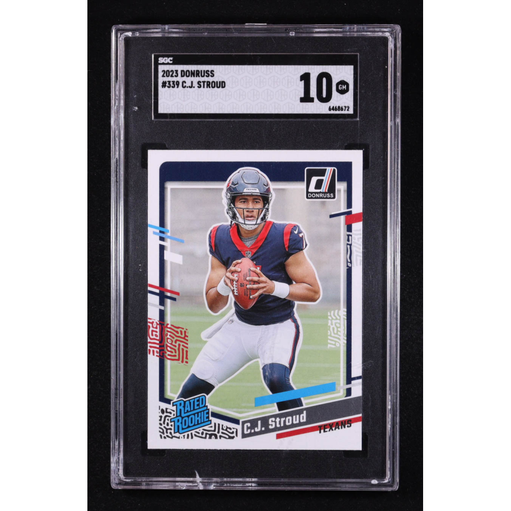 CJ Stroud 2023 Donruss #339 RR RC (SGC 10) at PristineAuction.com