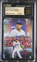 Roki Sasaki 2025 Bowman Chrome Greatness Loading #GL23 RC (CGC 10 | Black Label) at PristineAuction.com