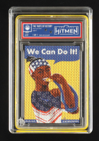 The Taste Of Victory - Molecular | 2024 The Case Hitmen Artist Proof 1/1 Art Card with (2) Coins & Display Case at PristineAuction.com