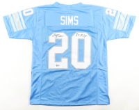 Billy Sims Signed Jersey Inscribed "80-ROY" (Schwartz) at PristineAuction.com