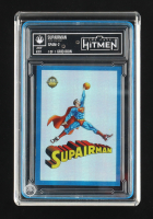Supairman - Grid Iron | 2024 The Case Hitmen Artist Proof 1/1 Art Card with (1) Coin & Display Case at PristineAuction.com