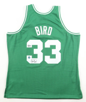 Larry Bird Signed Celtics Mitchell & Ness Authentic Jersey (Bird & Schwartz) at PristineAuction.com