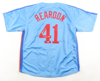 Jeff Reardon Signed Jersey Inscribed "4x All Star" (Schwartz) at PristineAuction.com