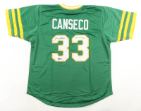 Jose Canseco Signed Jersey Inscribed "88 AL MVP" (Schwartz) at PristineAuction.com