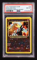 Entei 2001 Pokemon Pokemon 3 Movie Promo #34 Reverse Holo (PSA 8) at PristineAuction.com