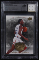 Michael Jordan 2009-10 Upper Deck Michael Jordan Legacy Collection Gold #25 with Game-Used Jersey Swatch (BGS Authentic) at PristineAuction.com