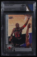 Michael Jordan 2009-10 Upper Deck First Edition #23 with Game-Used Jersey Swatch (BGS Authentic) at PristineAuction.com