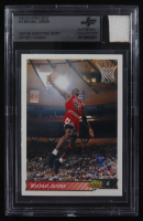 Michael Jordan 1992-93 Upper Deck #23 with Game-Used Jersey Swatch (BGS Authentic) at PristineAuction.com