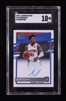 Saddiq Bey 2020-21 Donruss Optic Rated Rookies Signatures #169 RC (SGC 10) at PristineAuction.com