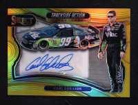 Carl Edwards 2025 Select Trackside Action Signatures Prizms Gold #38 #04/10 at PristineAuction.com