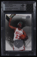 Michael Jordan 2009-10 Upper Deck Michael Jordan Legacy Collection #24 with Game-Used Jersey Swatch (BGS Authentic) at PristineAuction.com