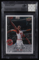 Michael Jordan 2008-09 Upper Deck First Edition #206 with Game-Used Jersey Swatch (BGS Authentic) at PristineAuction.com