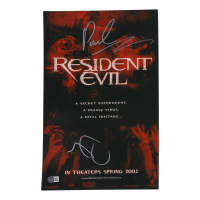 Mila Jovovich & Paul W.S. Anderson Signed "Resident Evil" 11x17 Photo (Beckett) at PristineAuction.com