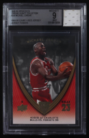 Michael Jordan 2008-09 Upper Deck Michael Jordan Legacy Collection #508 Game 508 with Game-Used Jersey Swatch (BGS 9) at PristineAuction.com