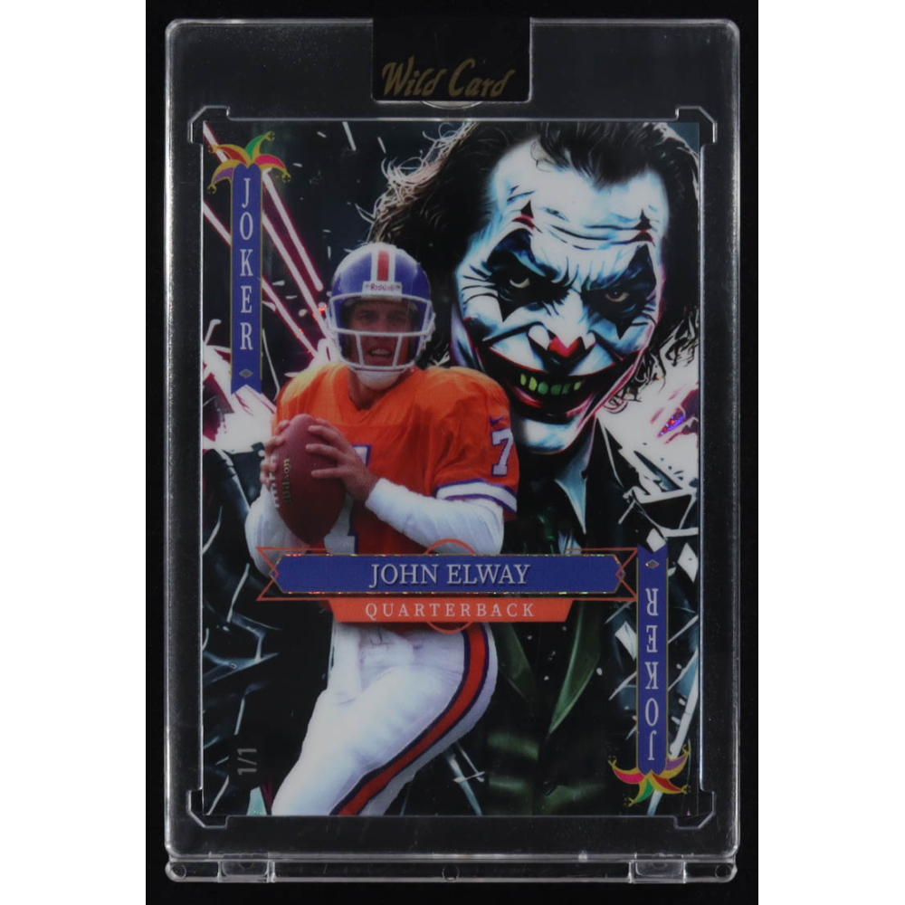 John Elway 2025 Wild Card Jokers Wild Joker #SDJWM-JENo09 #1/1 at PristineAuction.com