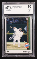 Nolan Ryan 1989 Upper Deck #145 (BCCG 10) at PristineAuction.com