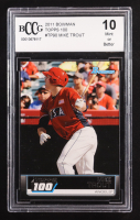 Mike Trout 2011 Bowman Topps 100 #145 RC (BCCG 10) at PristineAuction.com