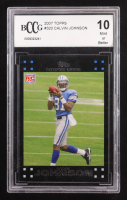 Calvin Johnson 2007 Topps #320 RC (BCCG 10) at PristineAuction.com