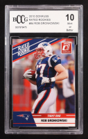 Rob Gronkowski 2010 Donruss Rated Rookies #84 RC (BCCG 10) at PristineAuction.com