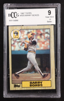 Barry Bonds 1987 Topps #320 RC (BCCG 9) at PristineAuction.com