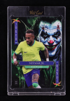 Neymar Jr. 2025 Wild Card Jokers Wild Green Holo #SDJWMNJNM01 #1/1 at PristineAuction.com
