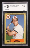 Cal Ripken 1987 Topps Tiffany #784 (BCCG 10) at PristineAuction.com
