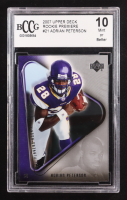 Adrian Peterson 2007 Upper Deck Rookie Premiere #21 RC (BCCG 10) at PristineAuction.com