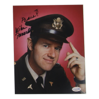 Mike Farrell Signed "M*A*S*H" 8x10 Photo Inscribed "Peace!" (ACOA) at PristineAuction.com