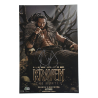 Aaron Taylor-Johnson Signed "Kraven the Hunter" 11x17 Photo (Beckett) at PristineAuction.com