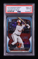 Jackson Holliday 2023 Bowman Chrome Draft Sky Blue Refractors #BDC118 (PSA 10) at PristineAuction.com