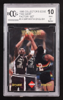 Kobe Bryant (RC) / Alex English 1996 Collector's Edge Hard Time Warp Factory Set #3 (BCCG 10) at PristineAuction.com