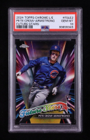 Pete Crow-Armstrong 2024 Topps Chrome Logofractor Future Stars #FSLE2 RC (PSA 10) at PristineAuction.com