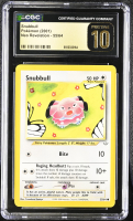 Snubbull 2001 Pokemon Neo Revelation #55 (CGC 10 | Pristine Black Label) at PristineAuction.com