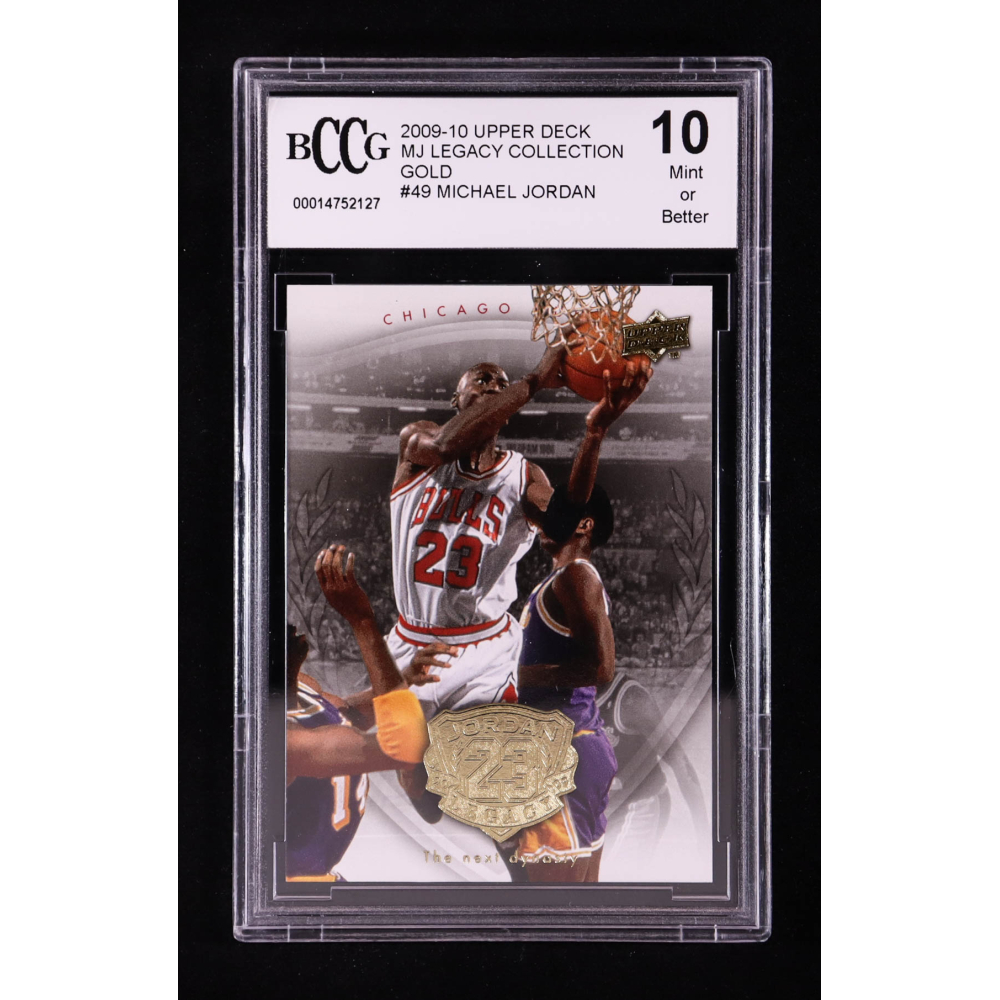 Michael Jordan 2009-10 Upper Deck MJ Legacy Collection Gold #49 (BCCG 10) at PristineAuction.com