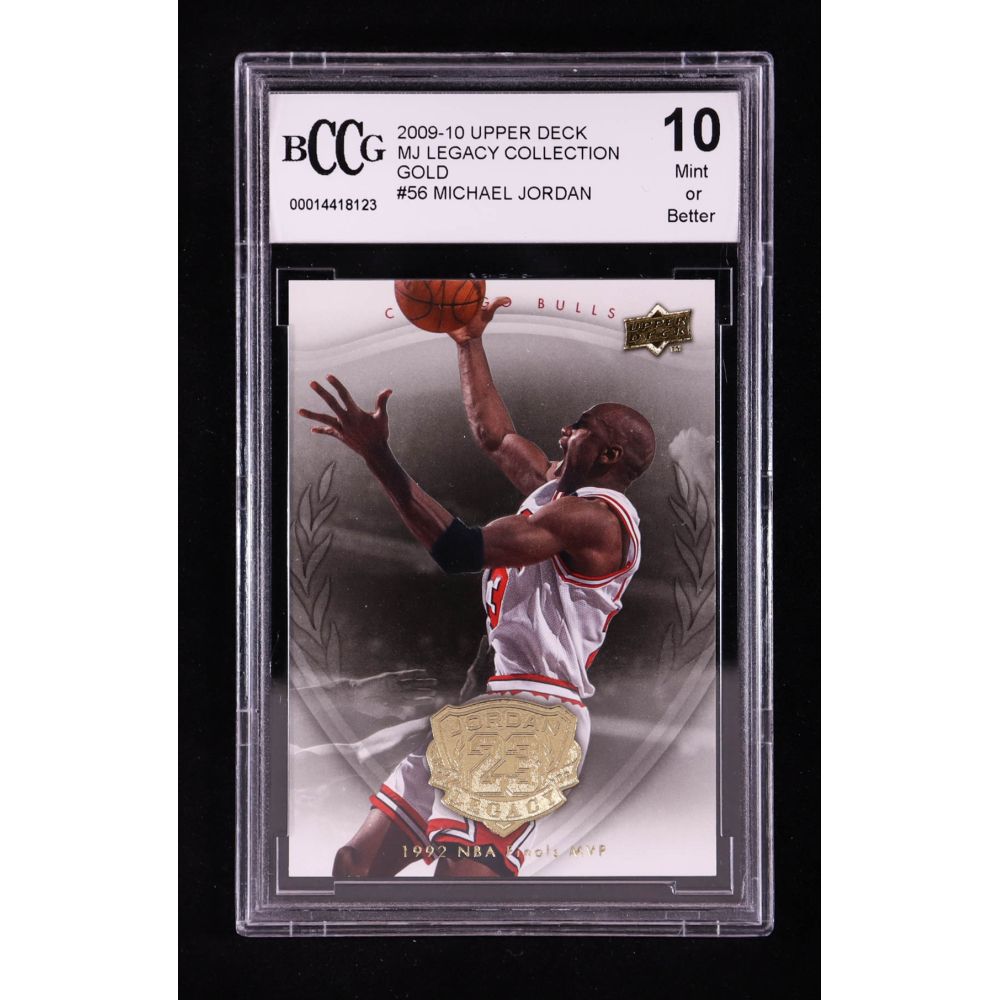 Michael Jordan 2009-10 Upper Deck MJ Legacy Collection Gold #56 (BCCG 10) at PristineAuction.com