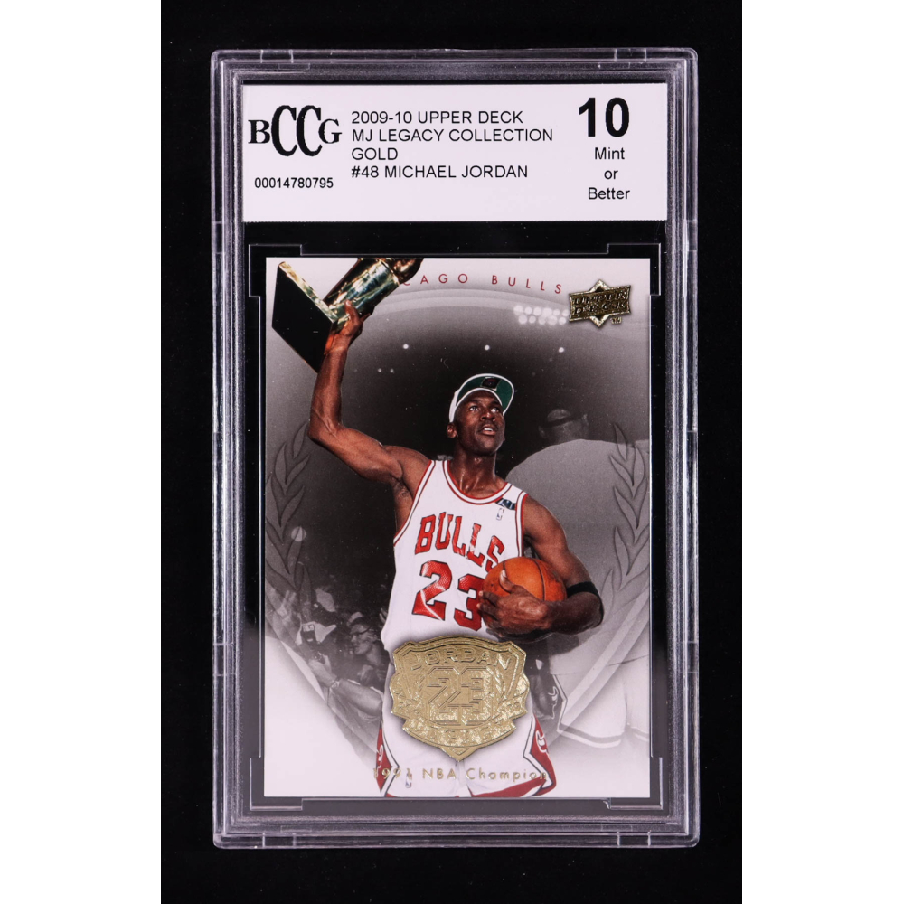 Michael Jordan 2009-10 Upper Deck MJ Legacy Collection Gold #48 (BCCG 10) at PristineAuction.com