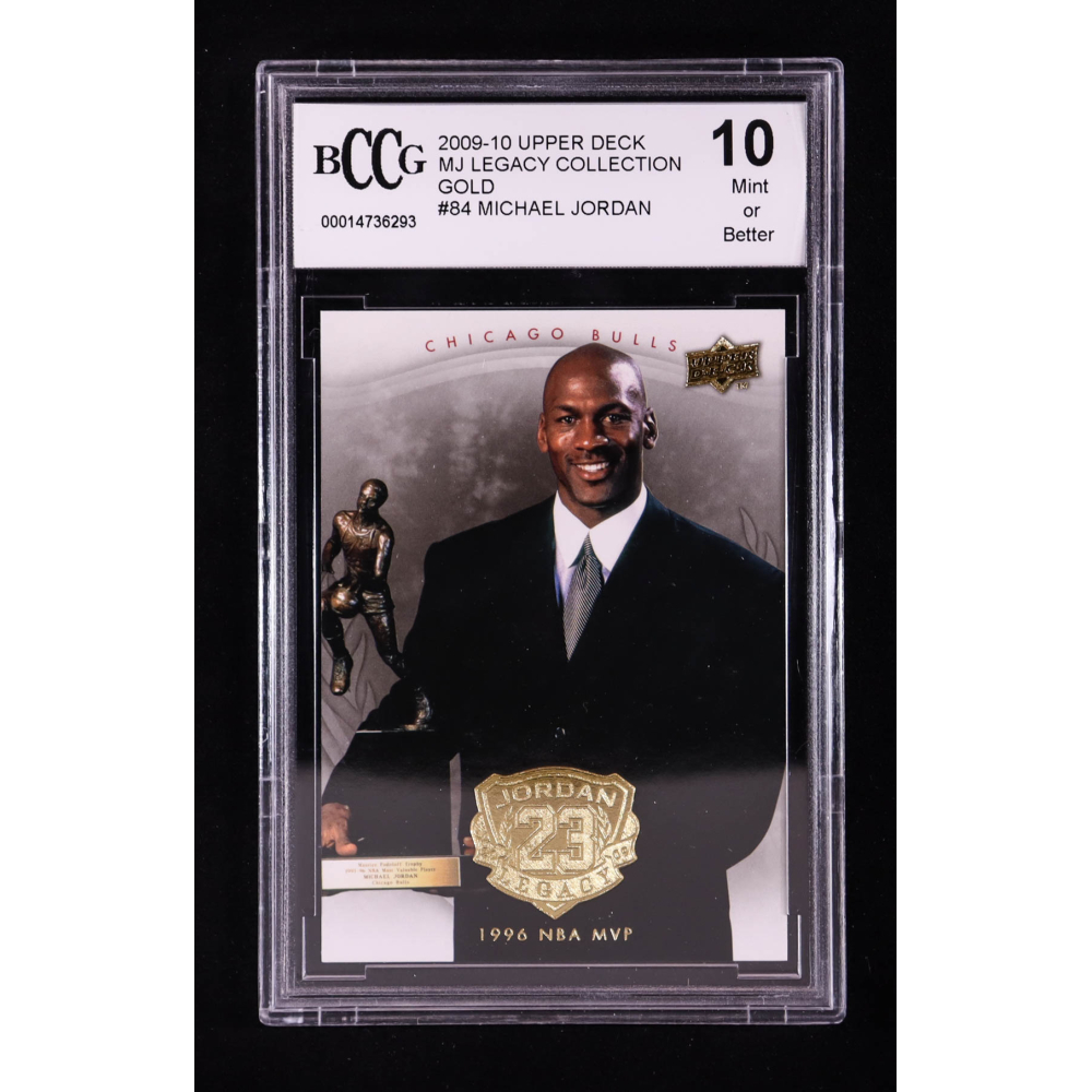 Michael Jordan 2009-10 Upper Deck MJ Legacy Collection Gold #84 (BCCG 10) at PristineAuction.com