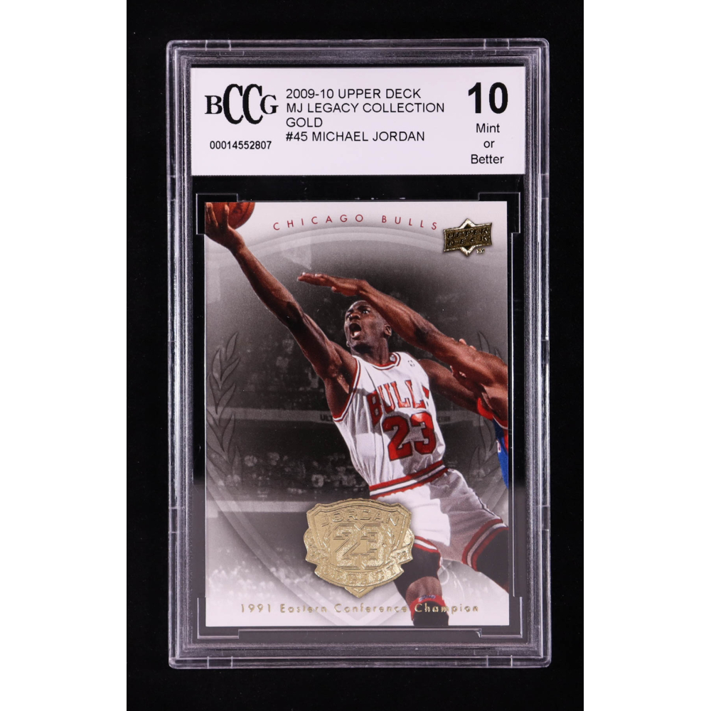 Michael Jordan 2009-10 Upper Deck MJ Legacy Collection Gold #45 (BCCG 10) at PristineAuction.com