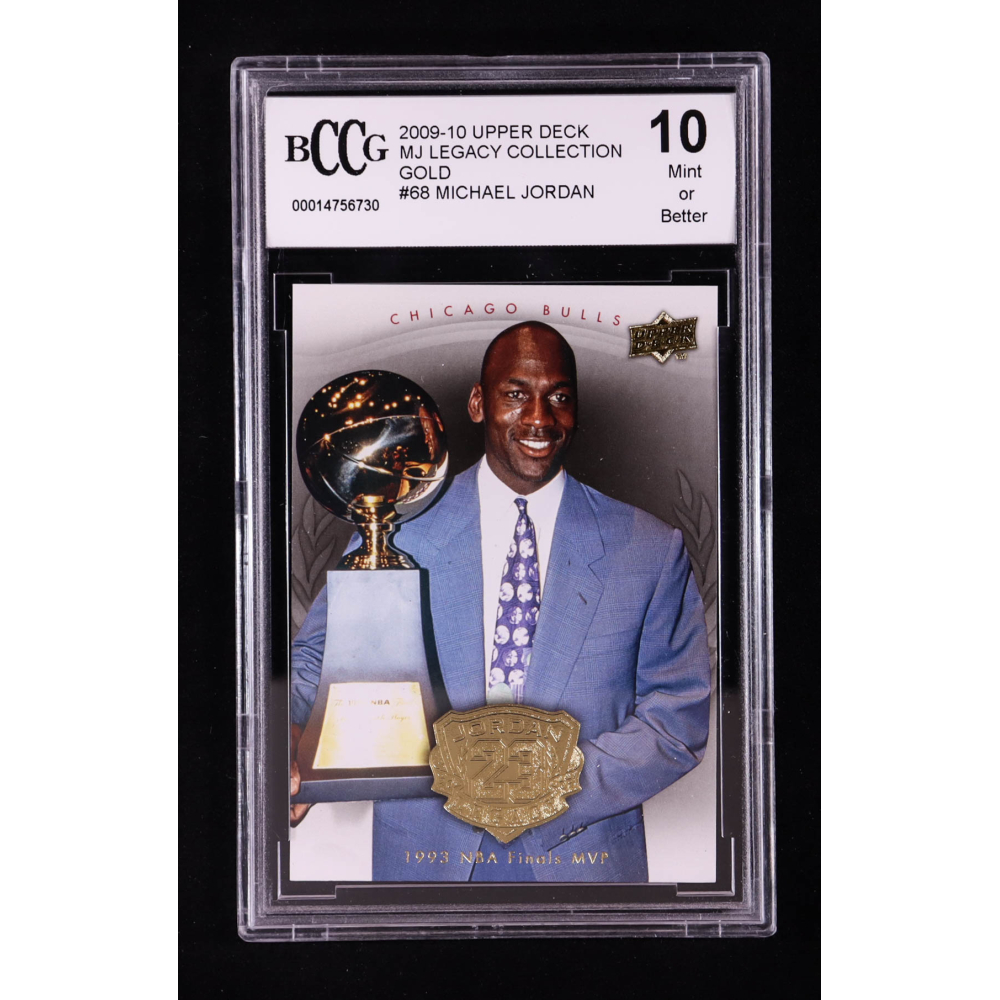 Michael Jordan 2009-10 Upper Deck MJ Legacy Collection Gold #68 (BCCG 10) at PristineAuction.com
