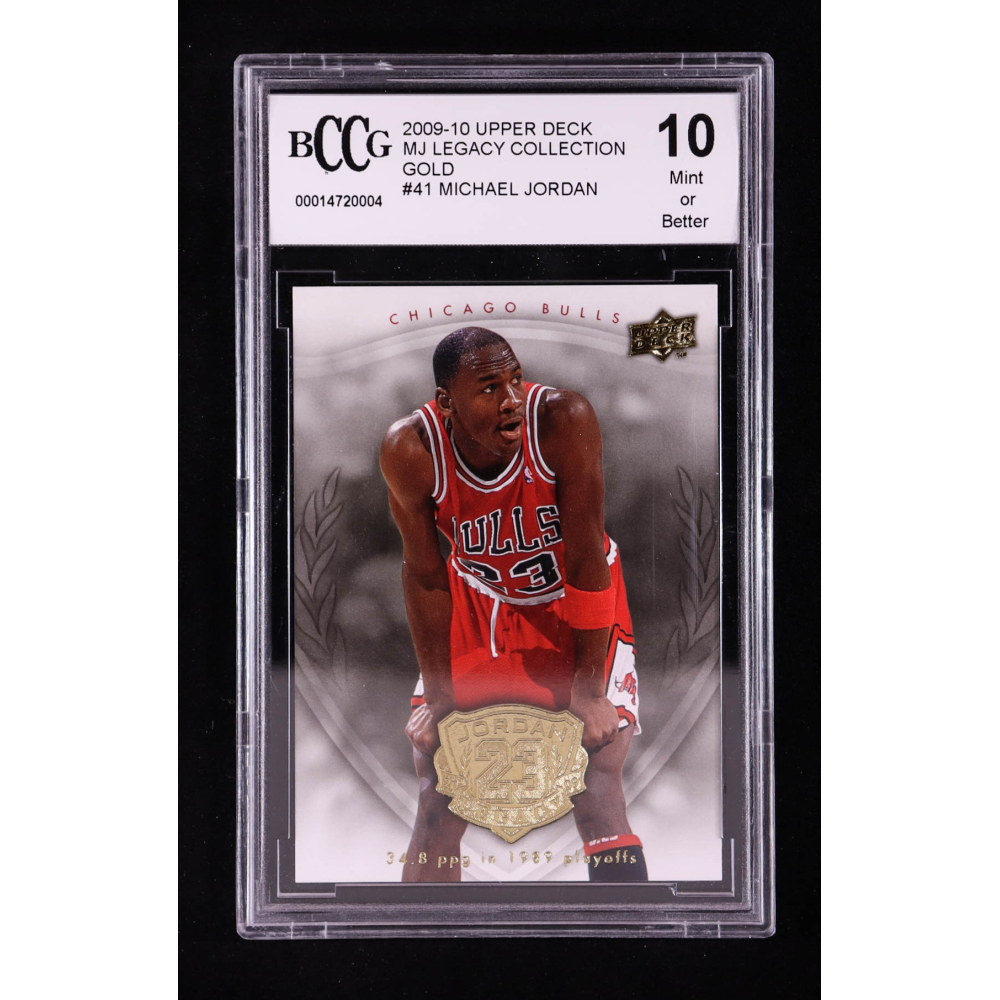 Michael Jordan 2009-10 Upper Deck MJ Legacy Collection Gold #41 (BCCG 10) at PristineAuction.com
