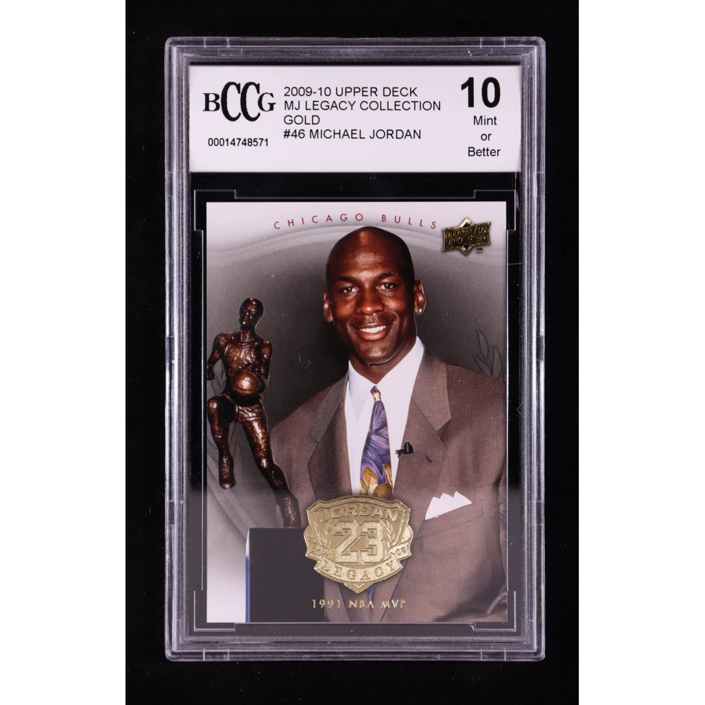 Michael Jordan 2009-10 Upper Deck MJ Legacy Collection Gold #46 (BCCG 10) at PristineAuction.com
