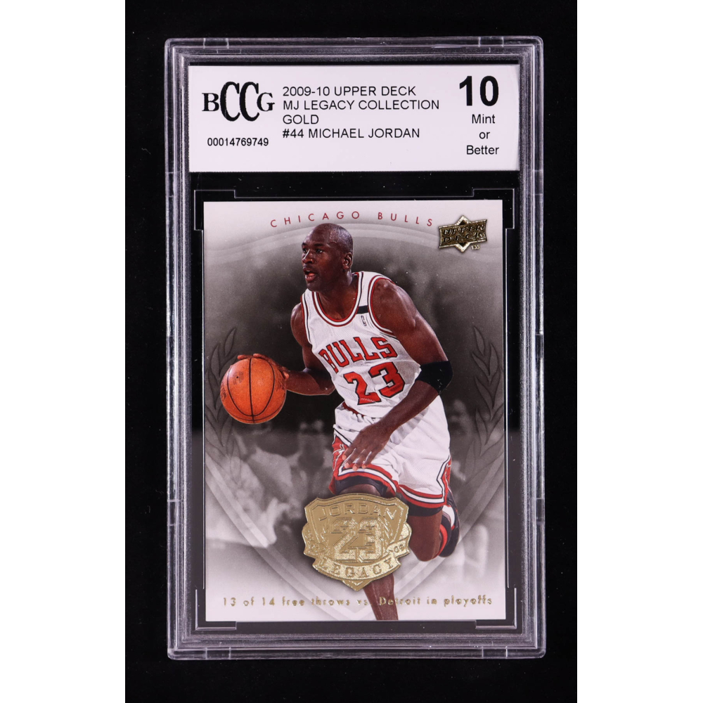 Michael Jordan 2009-10 Upper Deck MJ Legacy Collection Gold #44 (BCCG 10) at PristineAuction.com