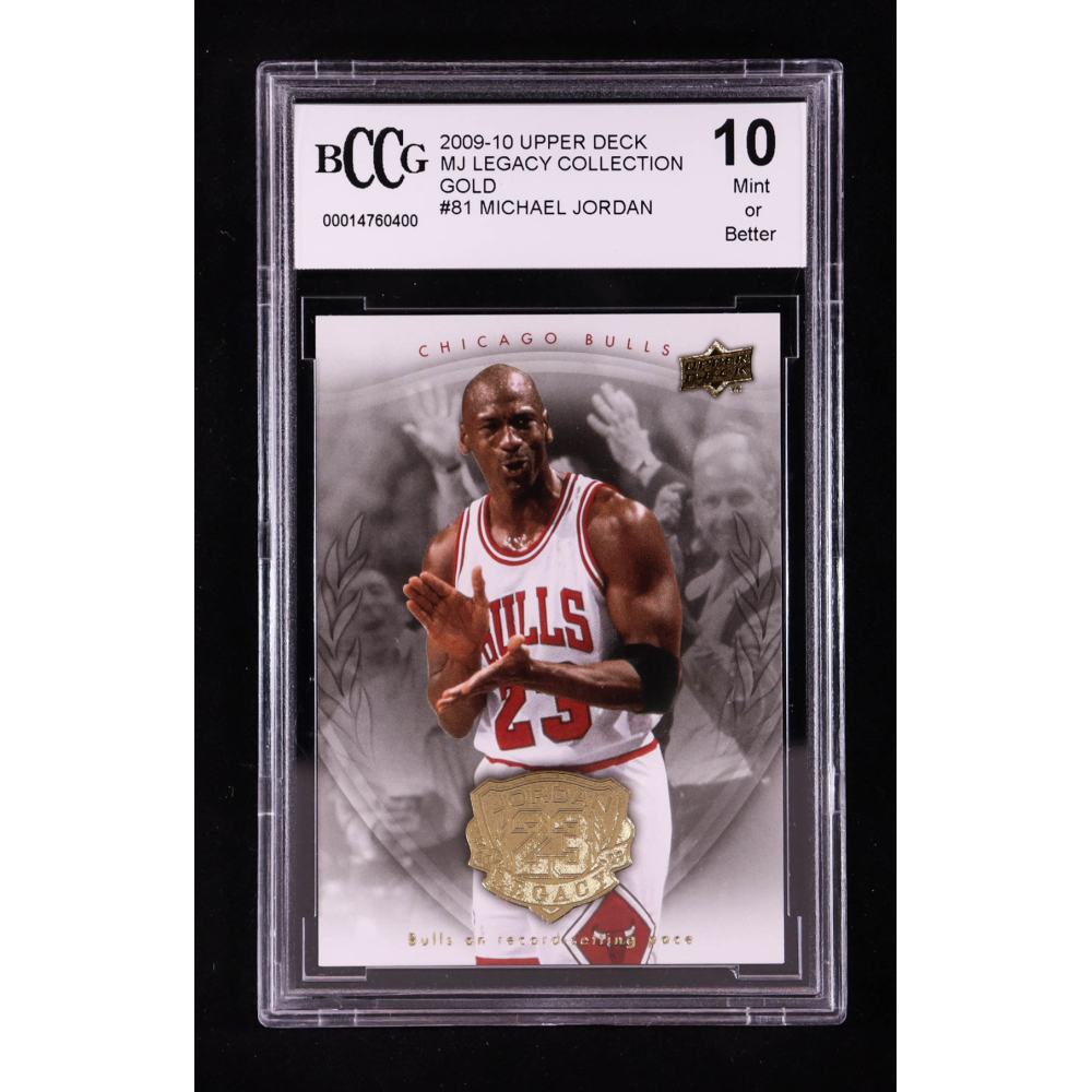 Michael Jordan 2009-10 Upper Deck MJ Legacy Collection Gold #81 (BCCG 10) at PristineAuction.com