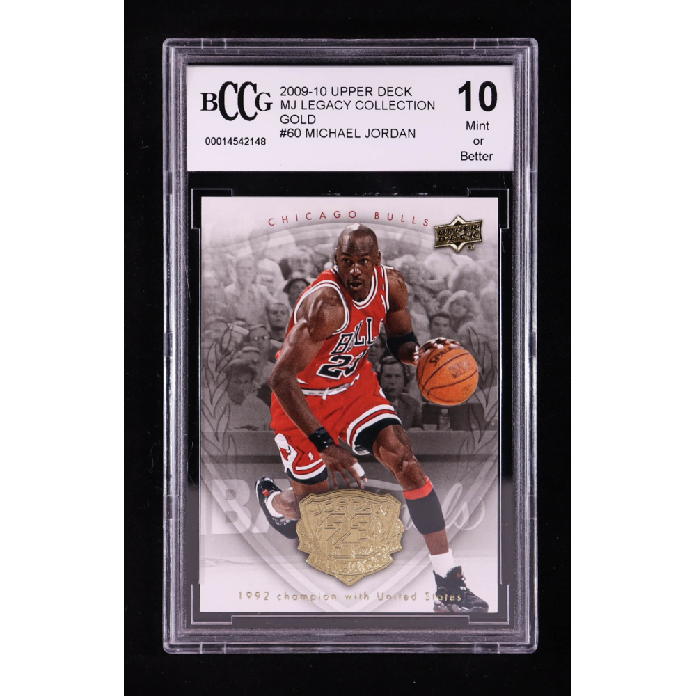 Michael Jordan 2009-10 Upper Deck MJ Legacy Collection Gold #60 (BCCG 10) at PristineAuction.com