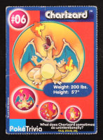 Charizard 1999 Pokemon PokeTrivia Burger King Promo #06 at PristineAuction.com