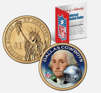 Cowboys Presidential $1 Coin at PristineAuction.com