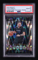 Luka Doncic 2023-24 Panini Select Lodestar Tectonic Prizm #7 (PSA 10) at PristineAuction.com