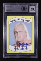 Hulk Hogan Signed 1982 Wrestling All Stars Reprint Card #2 RC (BGS | Autograph Graded BGS 10) at PristineAuction.com
