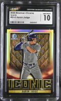 Aaron Judge 2023 Bowman Chrome Iconic #BI-8 (CGC 10) at PristineAuction.com